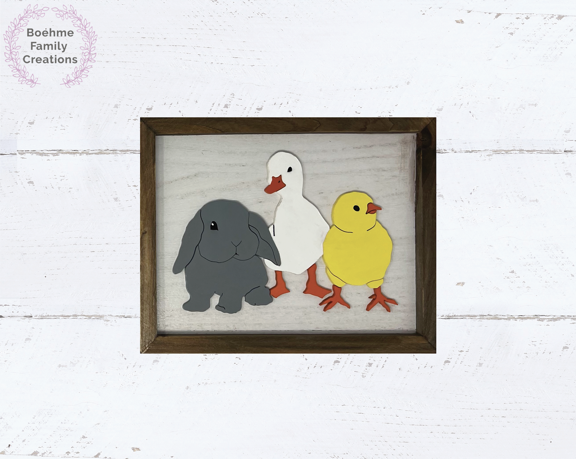 Bunny, Chick & Duck Sign image 1