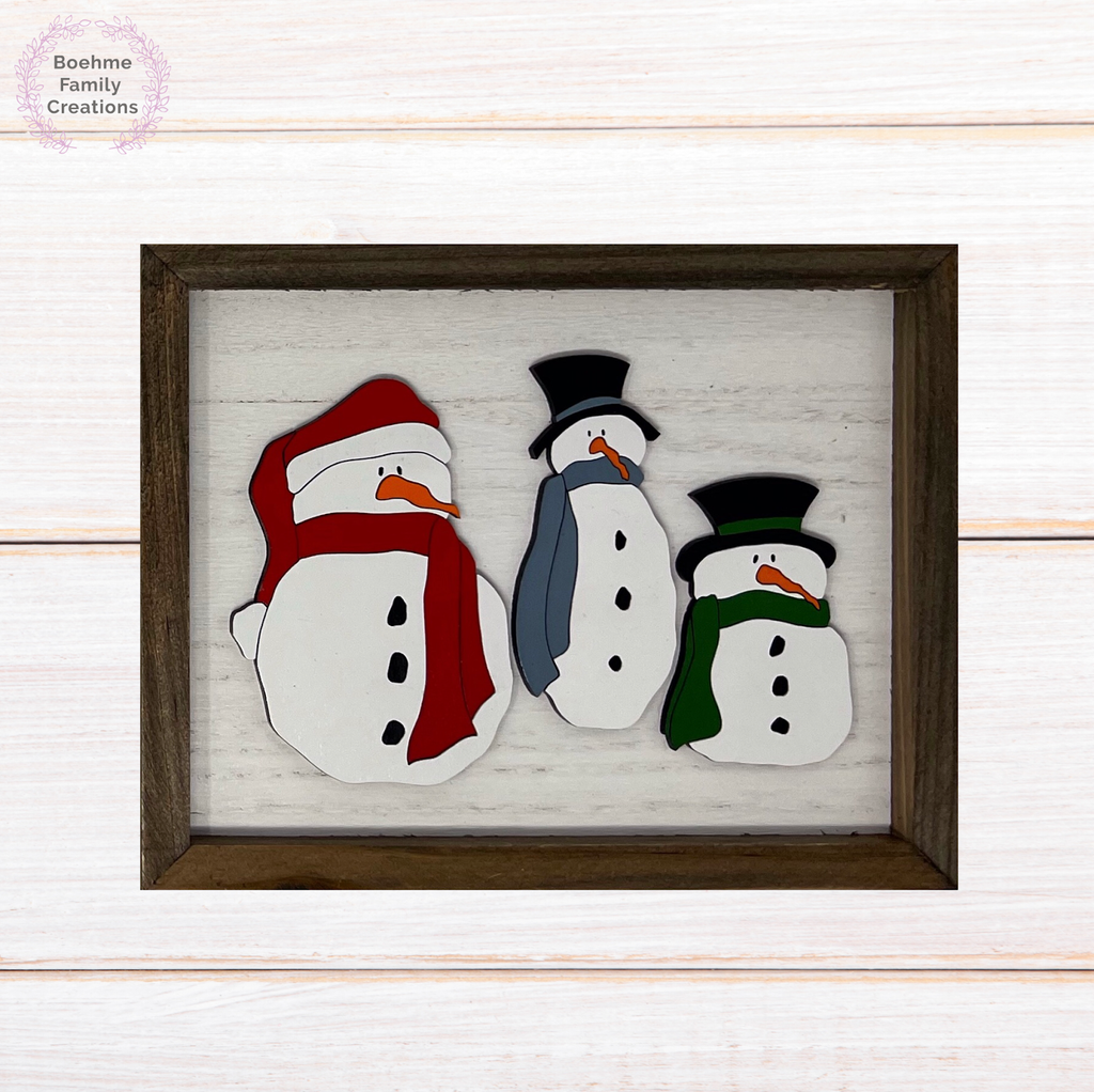 Snowman Trio Sign image 0