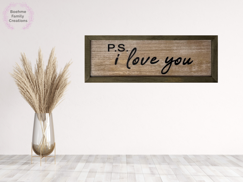 P.S. I Love You Sign image 0